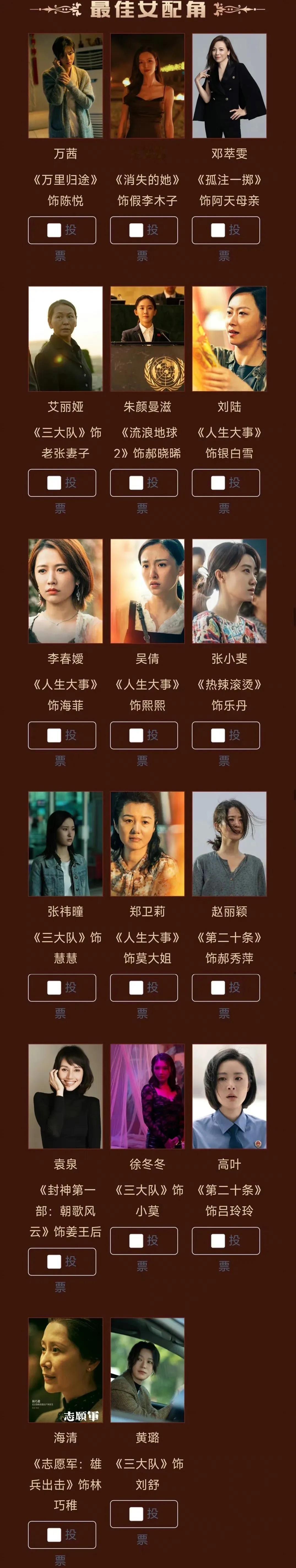 #赵丽颖郝秀萍百花奖入围#赵丽颖的确很励志，非科班出身，一步一步走过来，走的稳行