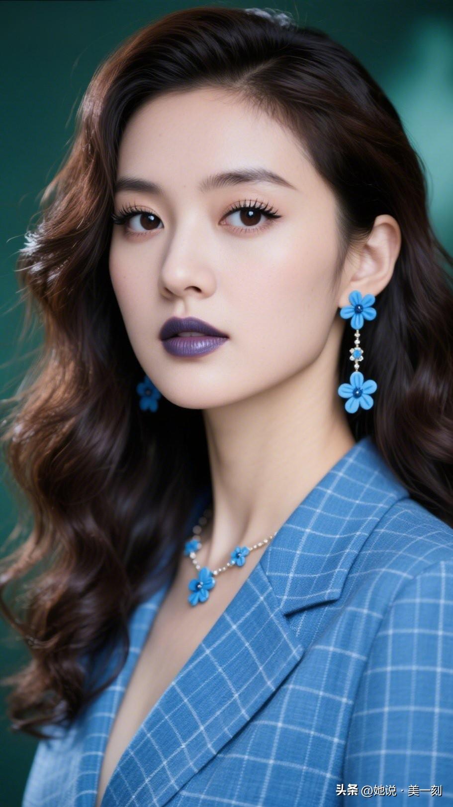 优雅蓝调，气质满分！💙✨优雅自信穿搭分享