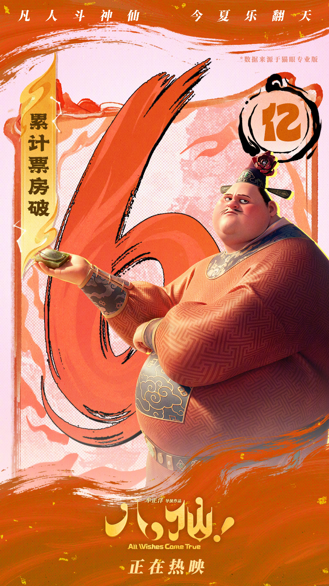 八仙票房破6亿 据猫眼专业版数据，电影《八仙！》上映8天， 总票房破6亿。二次元