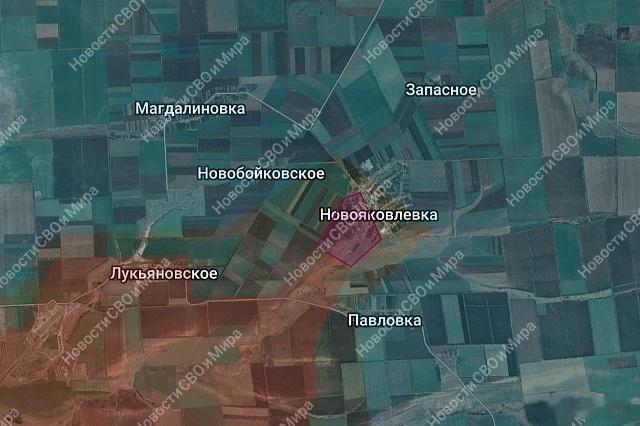 俄罗斯军队进入新亚科夫列夫卡定居点 