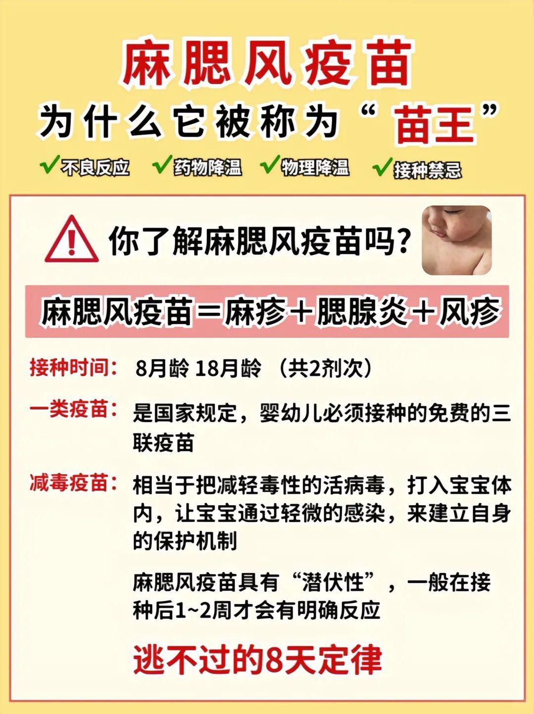 麻腮风疫苗 疫苗育儿经验分享