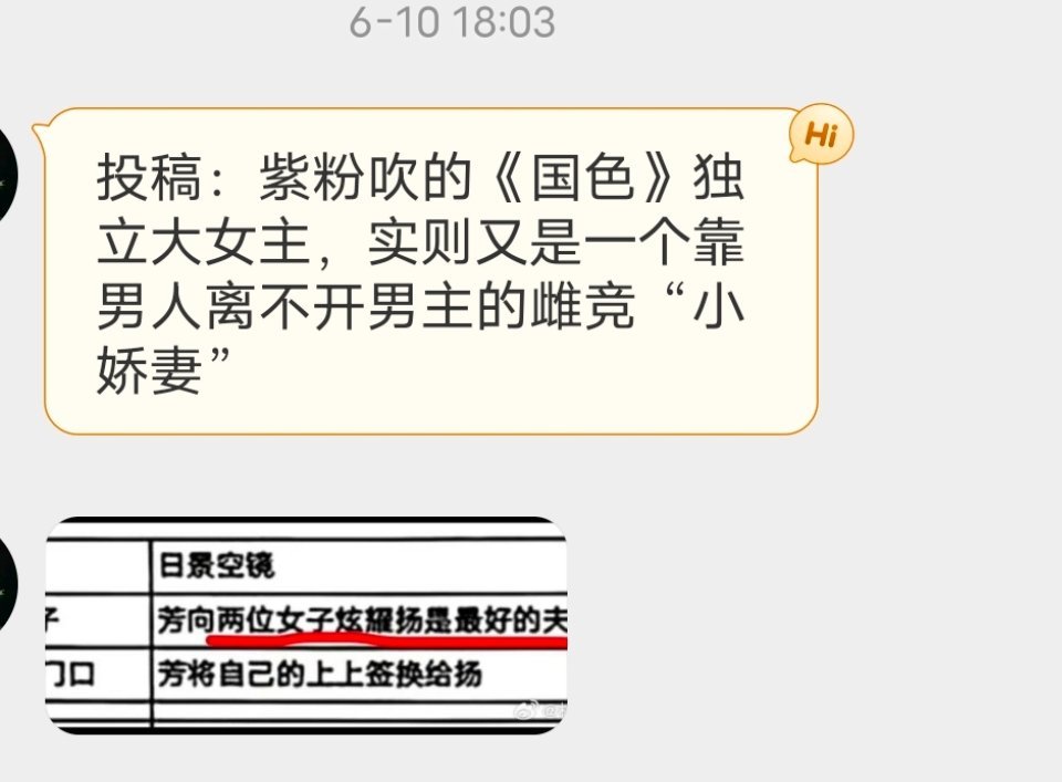 网友投稿 杨紫粉丝吹的独立大女主的底色其实还是小娇妻? ​​​