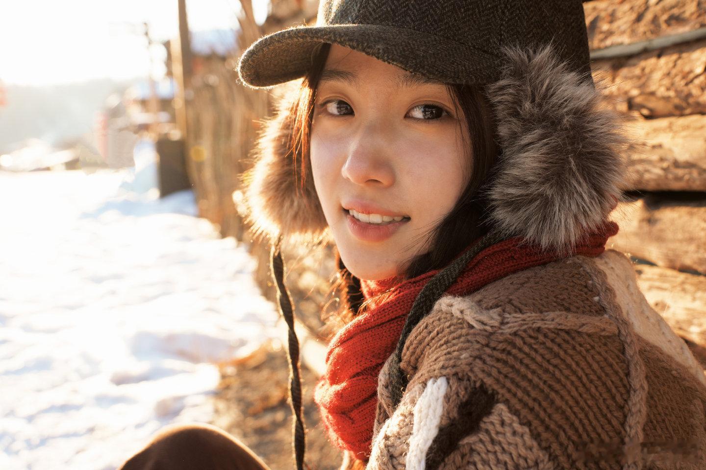 卢昱晓东北新年写真，噜噜晓入乡随俗