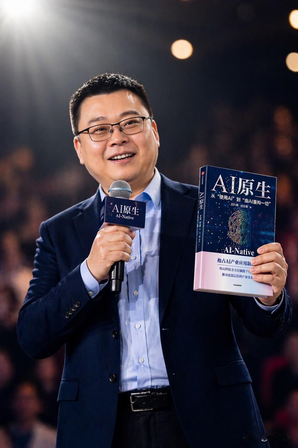 我和新书《AI 原生》的9张合影，哪张最好看？
（注：AI生成，ChatGPT 