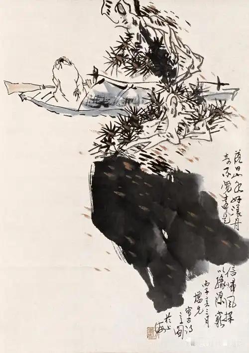 上联：搁桨闲赏湖山景
下联：[比心]

网络图片/诚谢侵删