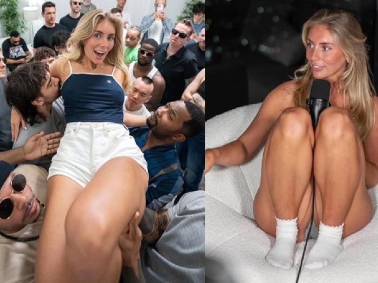 英国26岁知名成人影星“邦妮”（Bonnie Blue）此前开展了一项“繁衍计划