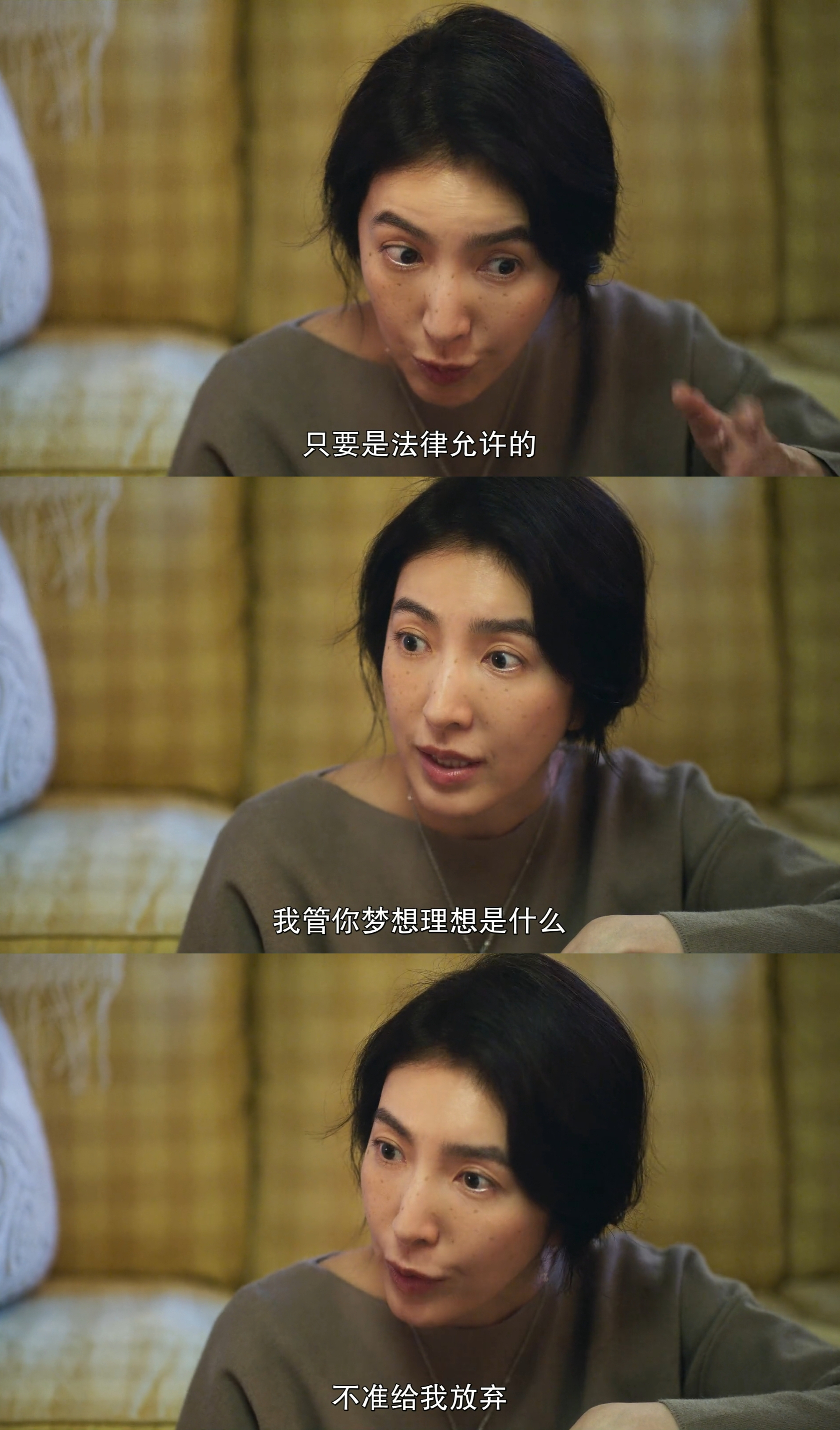 “只要是法律允许的，我管你梦想理想是什么，不准给我放弃。”——《不良执念清除师》