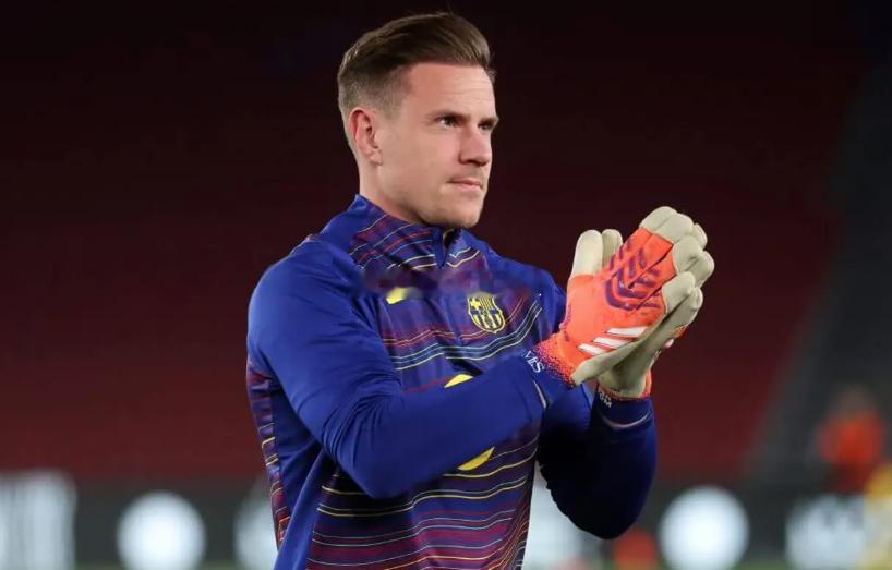 据The Athletic报道，尽管特尔施特根在周中的国王杯比赛中完成复出首秀，