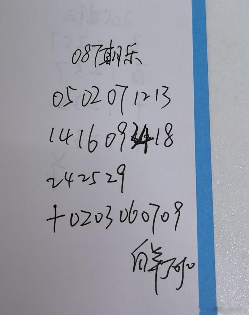 大乐透 参考咯 永州