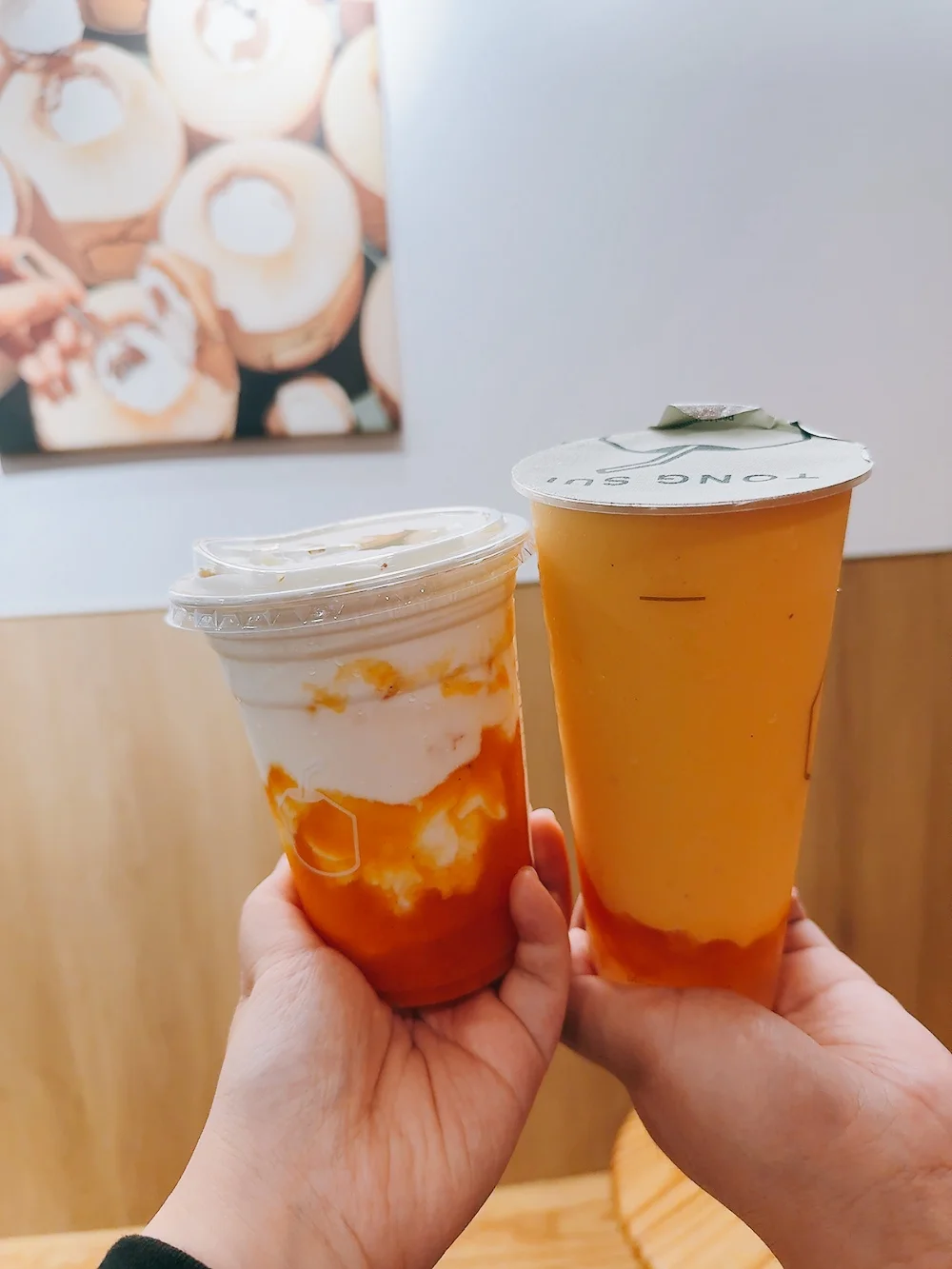 湾区今年的第一杯柿子奶茶喝到了