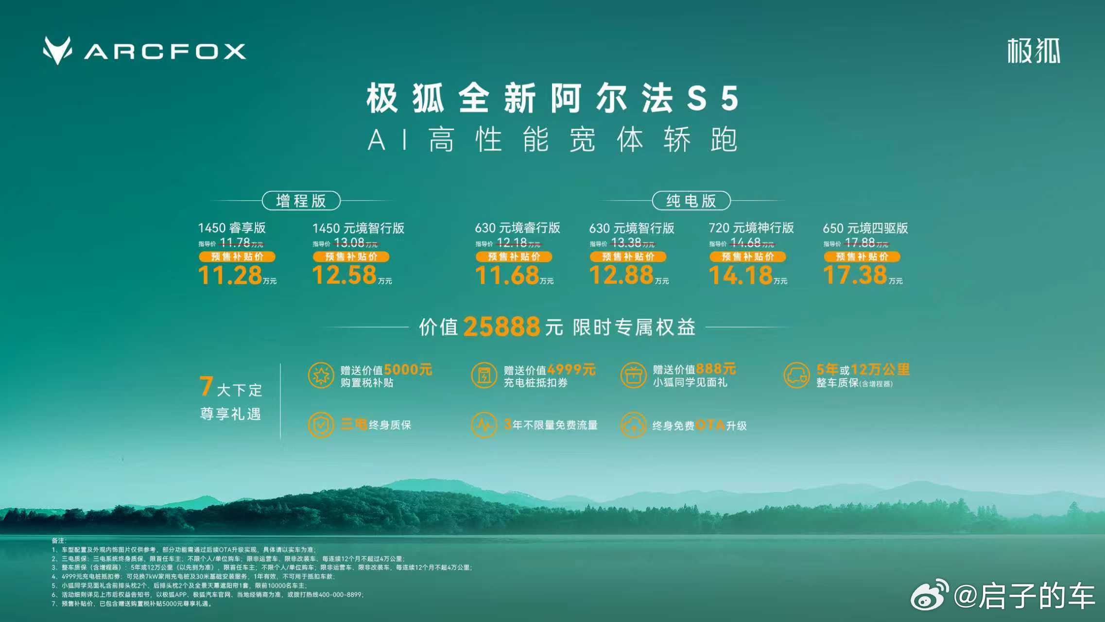 年轻人第一台轿跑可以更新了！极狐全新阿尔法S5预售补贴后11.28万起AI高性能