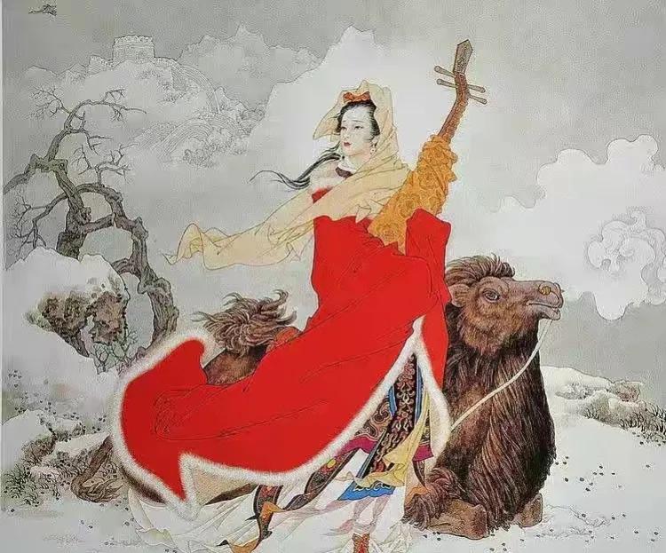 古从军行-李颀
白日登山望烽火，黄昏饮马傍交河。
行人刁斗风沙暗，公主琵琶幽怨多