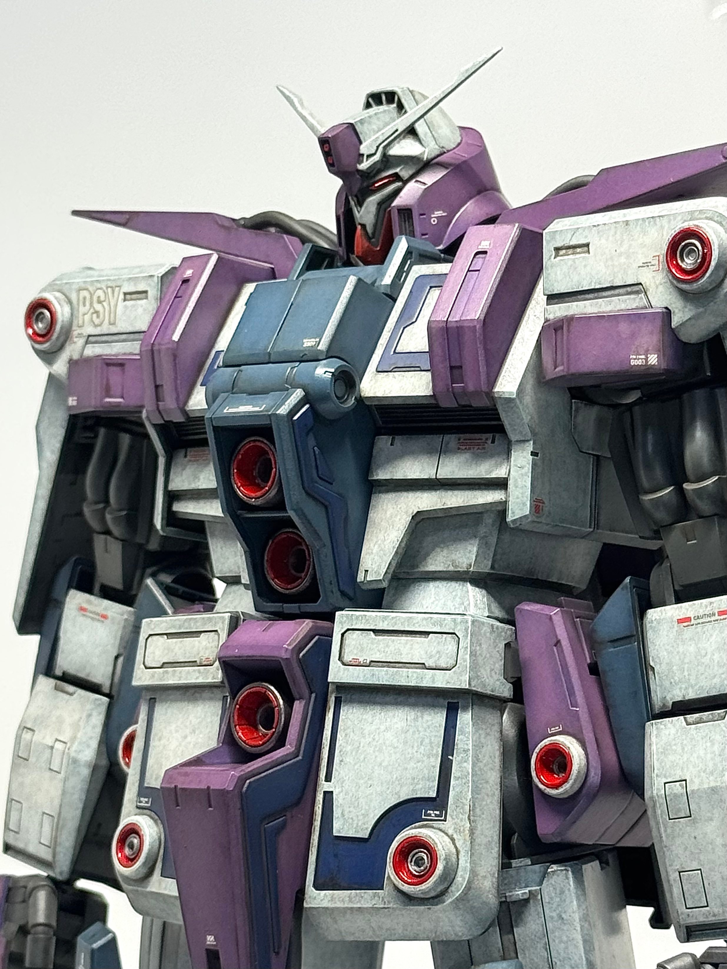 HGUC精神力高达Mk-2·水性漆笔涂（by チロシ課長）高达模型[超话]高达模