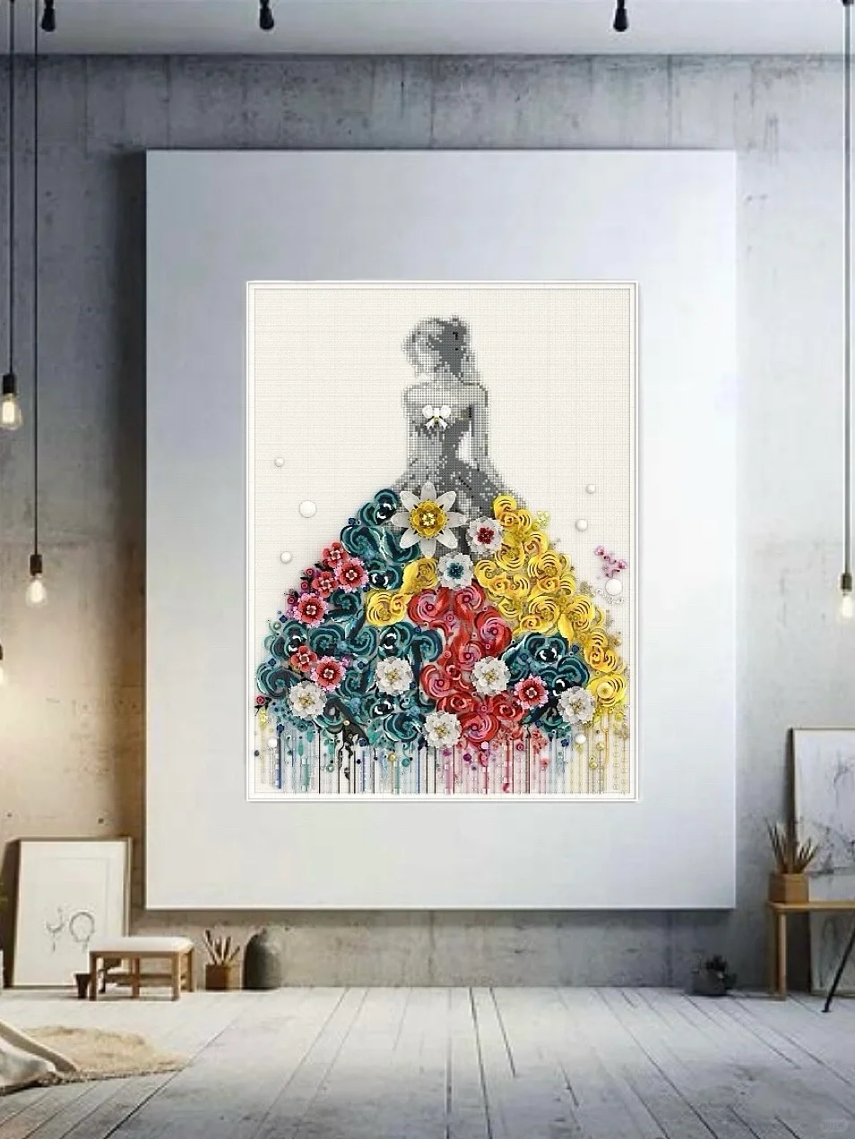 乐高花连衣裙，美爆了！