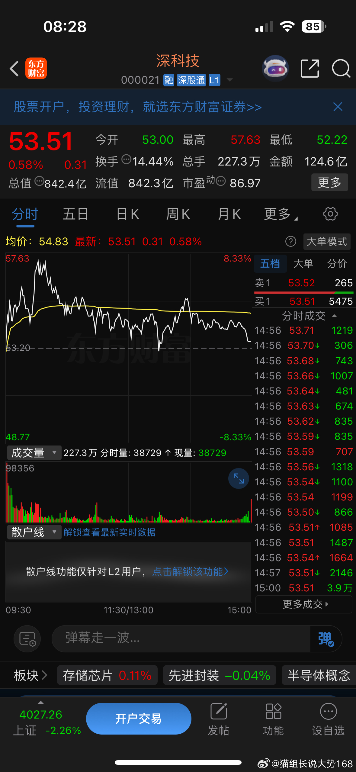 北京时间8:28依托深科与长鑫科技的深度绑定关系，随着长鑫筹备上市，后续想象空间