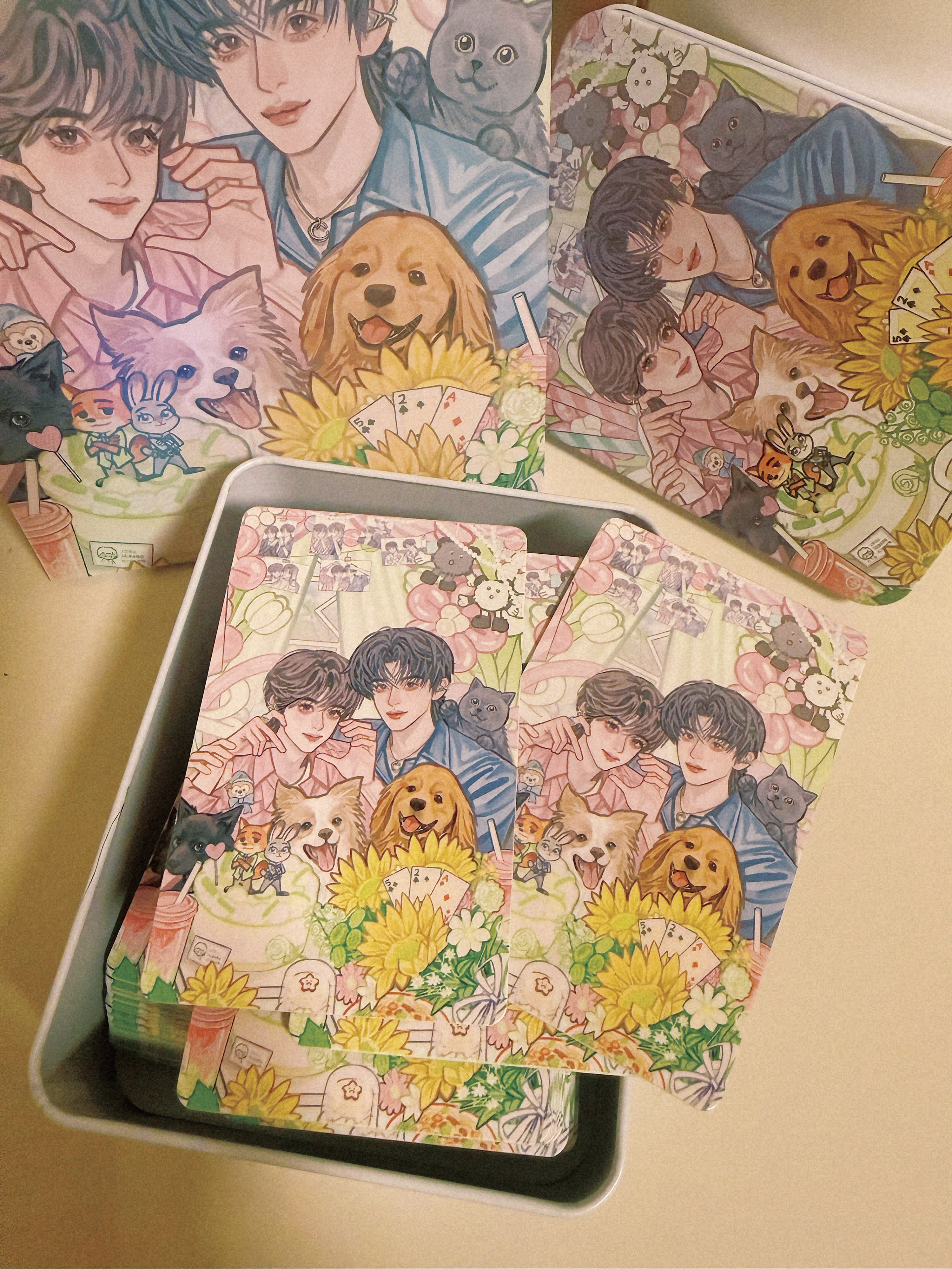 不当心选了高透，又重新印了哑膜。这两种都到了我的烫金咋还没来映糖请你的物流加油