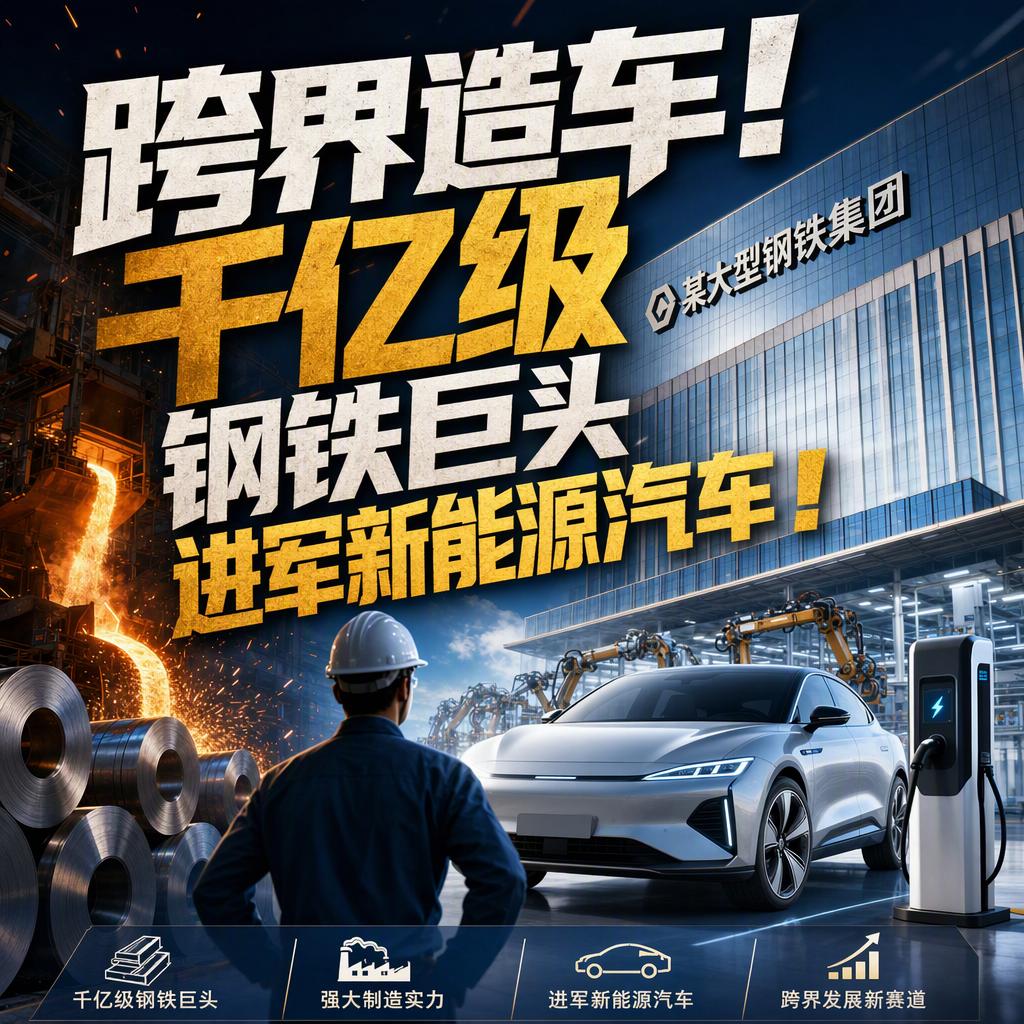 突发！很多人以为造车是新势力的专利，结果这回动手的，是一家卖不锈钢的。
第一个，
