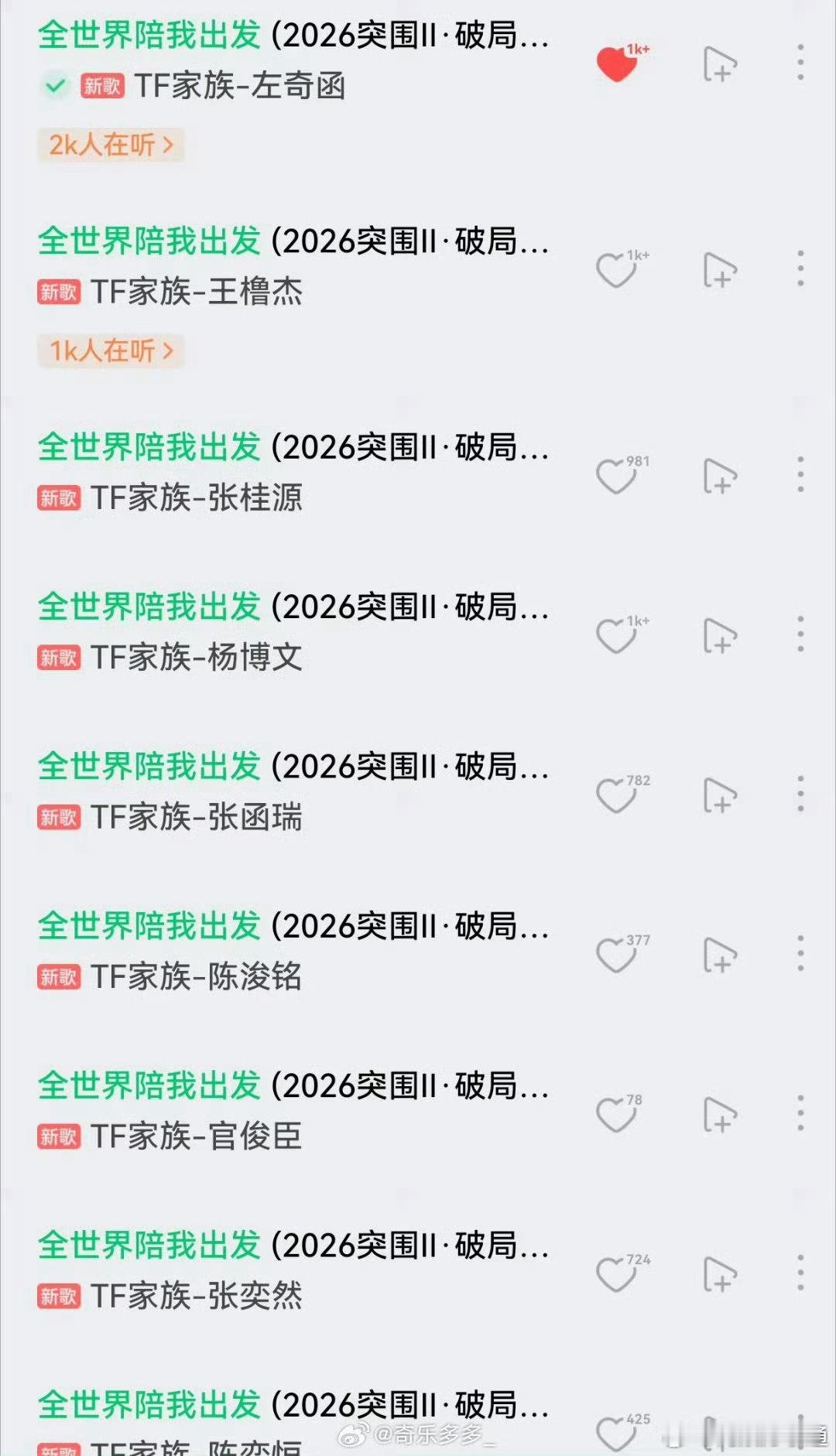 左奇函杨博文还上热搜了啊？给咱们实力歌手左奇函，安利一下单人音频左奇函数据第一 