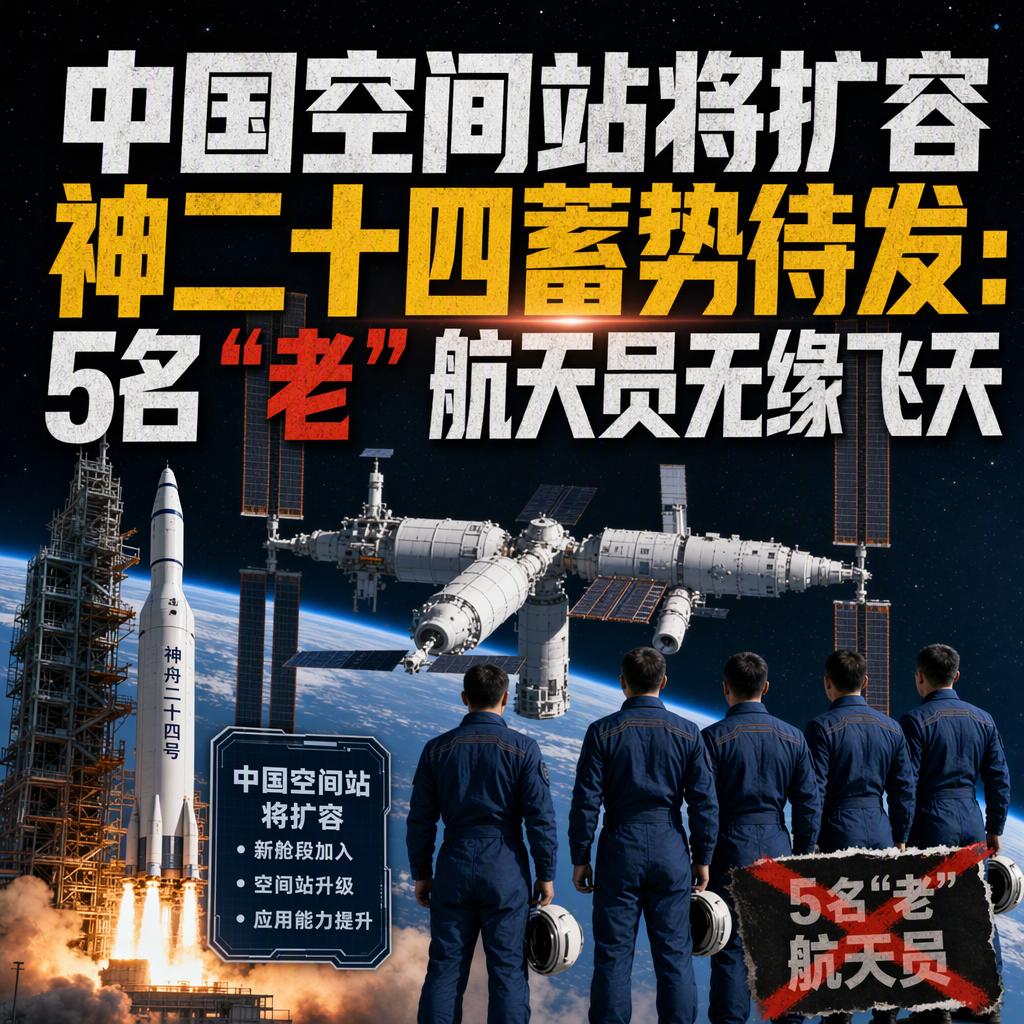 中国空间站要变大了，这个消息最近在航天圈刷了屏。
先说个让人有点感慨的事实。
我
