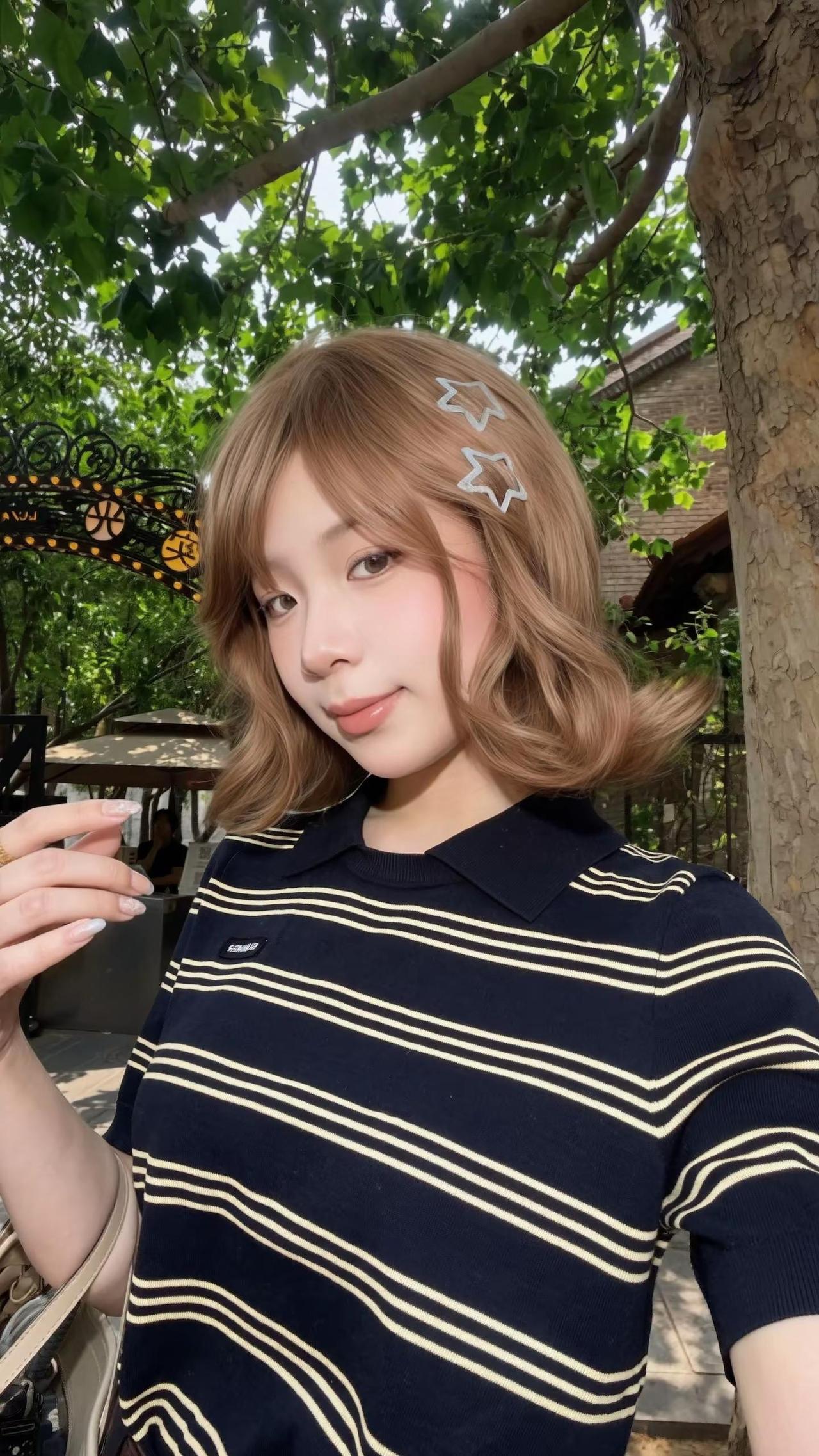 这假发还可以