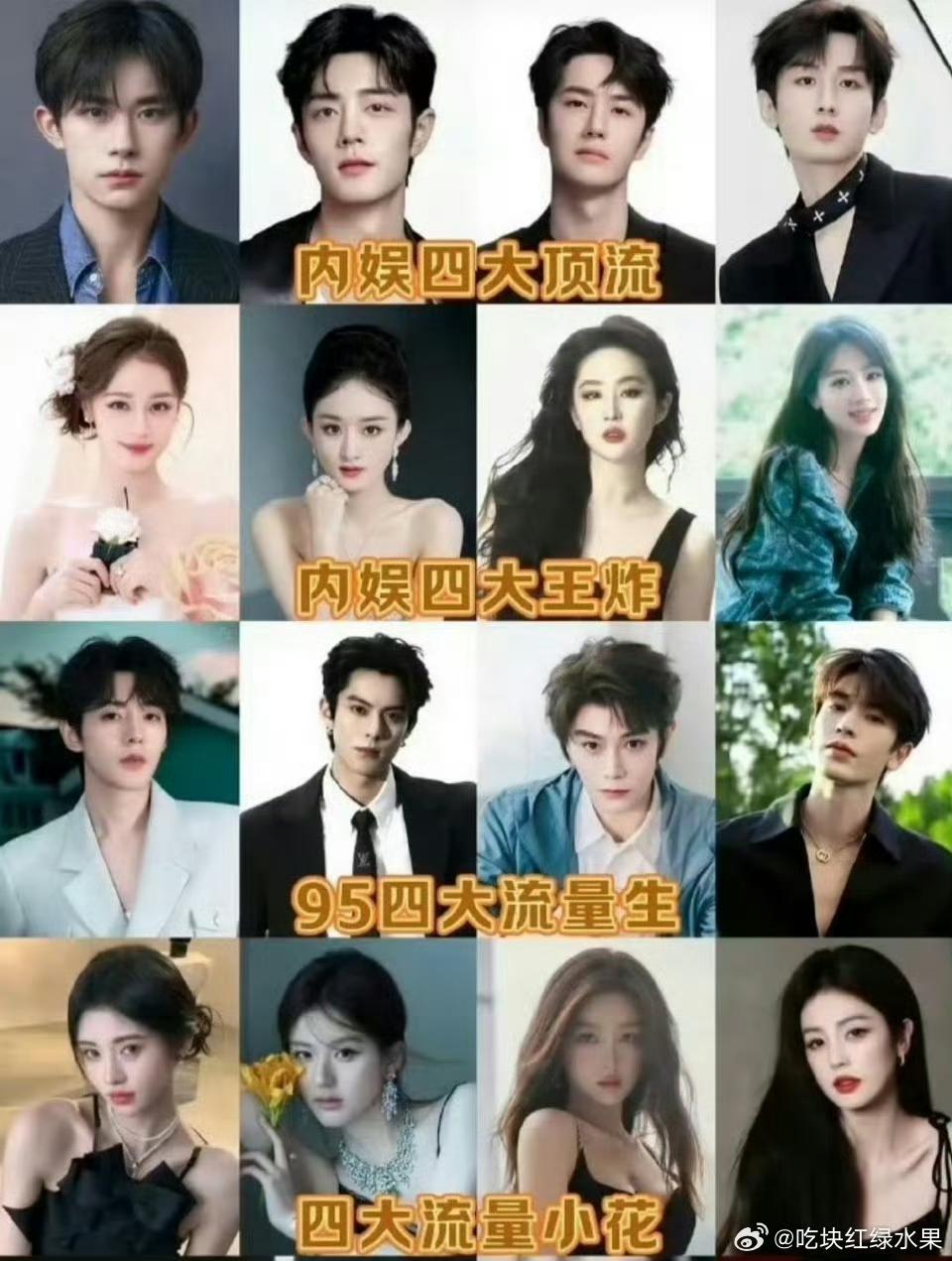 四大顶流凭什么稳坐C位？真不是靠运气
 
都说王一博、成毅、易烊千玺、肖战是内娱