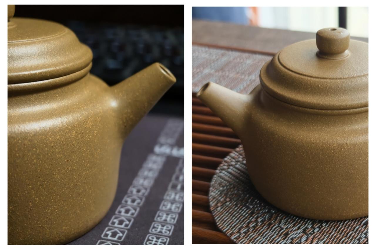 这壶的油润性是养出来的，还是手机强大AI的结果，我已经分不清楚了。

右图是刚收