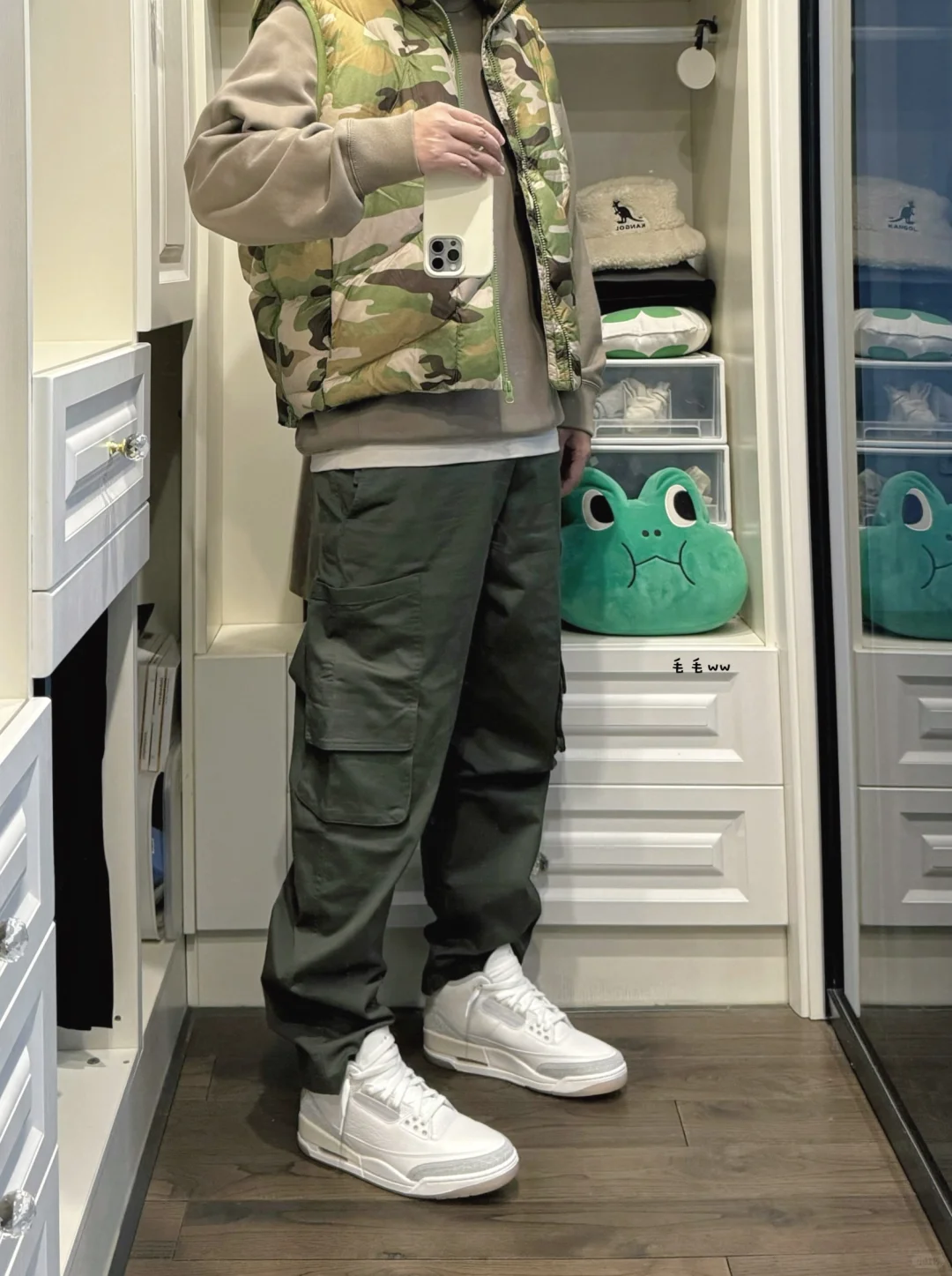 迷彩马甲｜工装裤穿搭