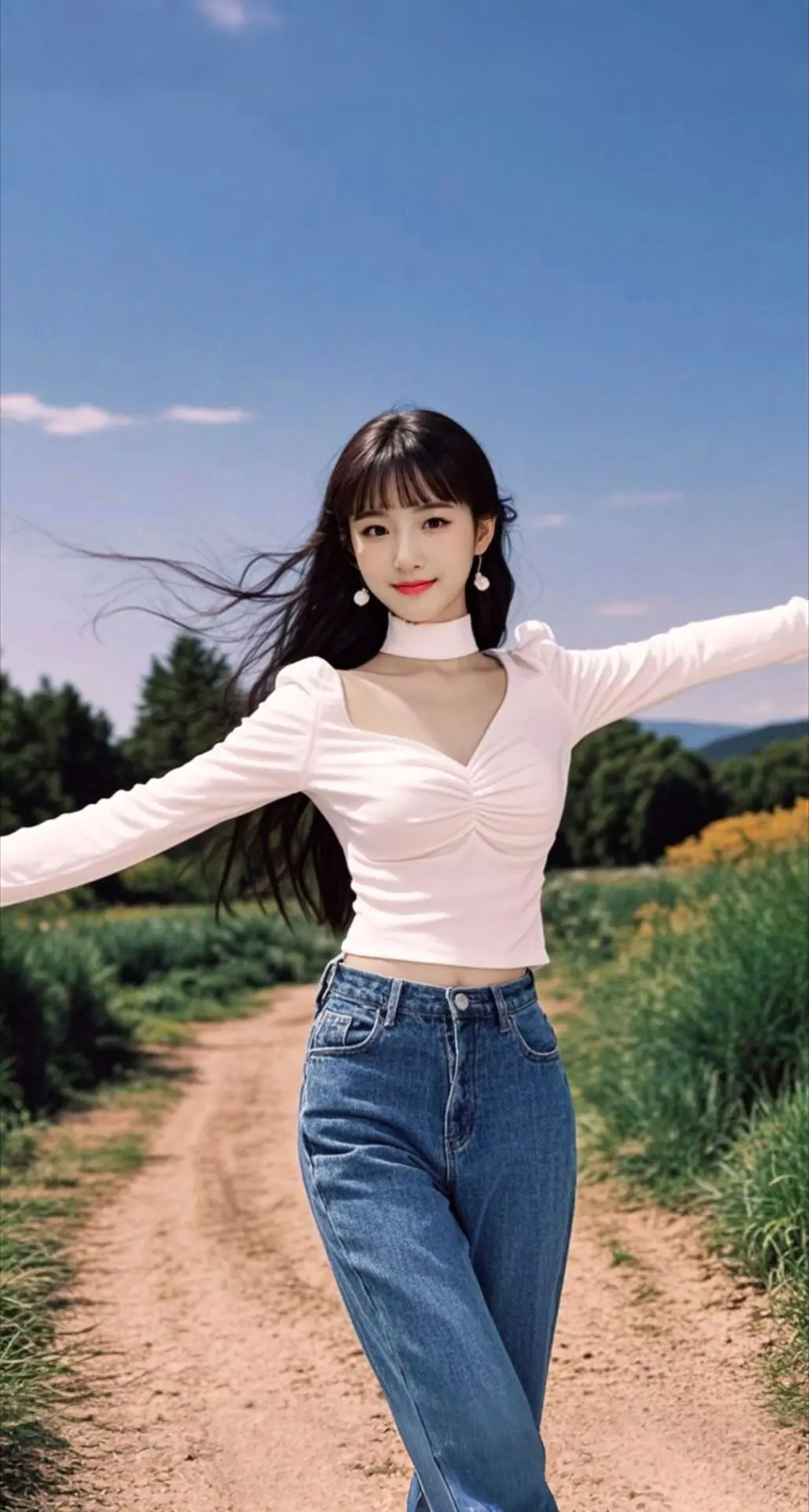 AI扩图 AI旷野清灵