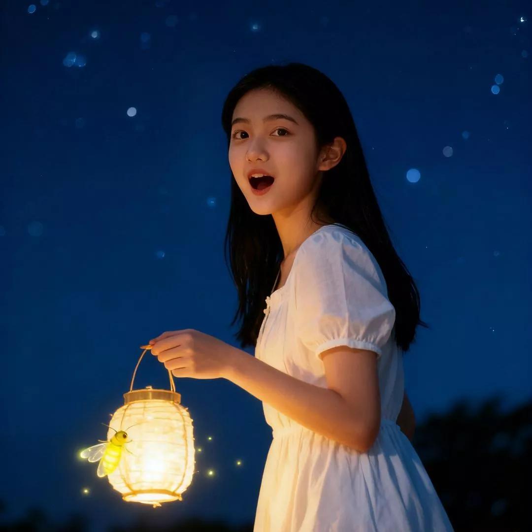 夜晚放飞梦想，点亮心中小灯！🌙✨点起一盏灯 灯 点希望的灯 放一盏灯 趣味小灯