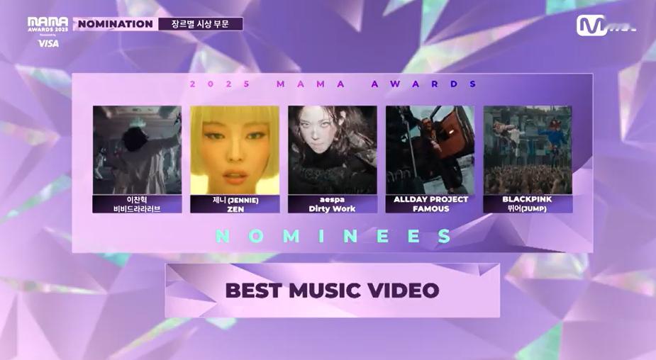 [2025MAMA] BEST MUSIC VIDEO 提名：LEECHANHY