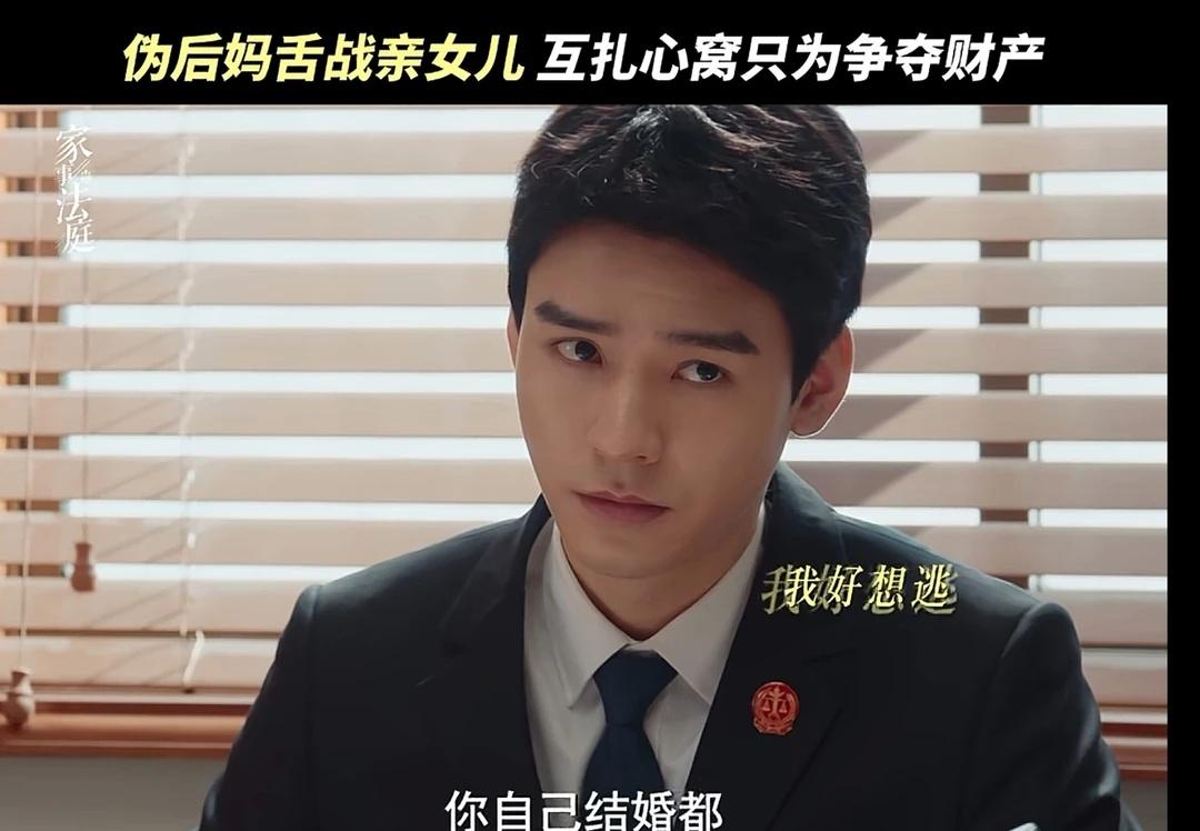 家事法庭拍的还是太保守了😂😂😂
在同事安利下看了两集，感觉在加班[伤心][