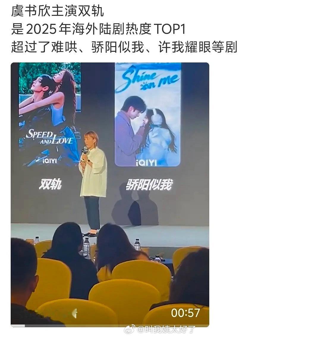 虞书欣的《双轨》是2025年海外陆剧热度TOP1，播的这么好吗？🙉