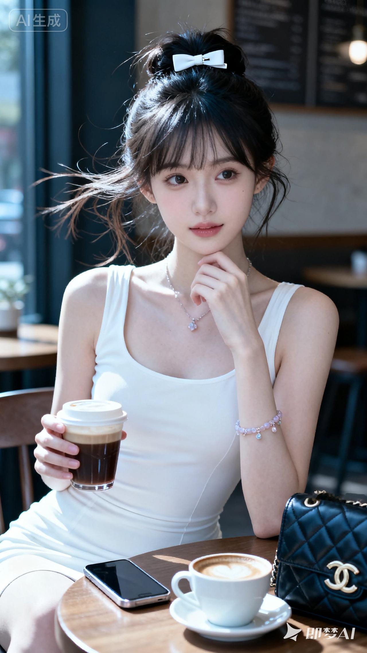 悠闲午后，一杯咖啡，静享美好时光。