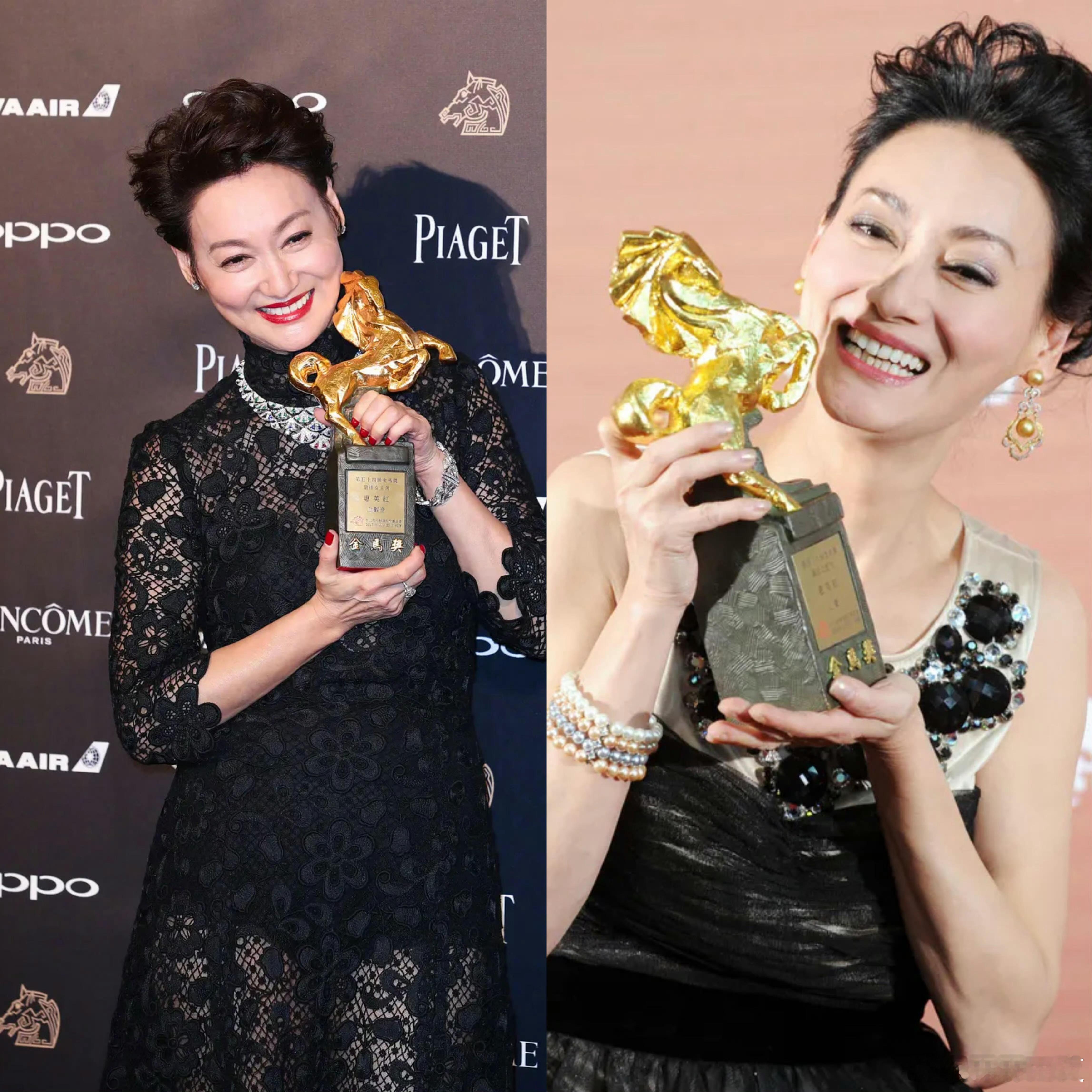 惠英红的愿望是集齐一套奖从金像奖最年轻影后，到50多岁再获华表奖，惠英红的演艺生