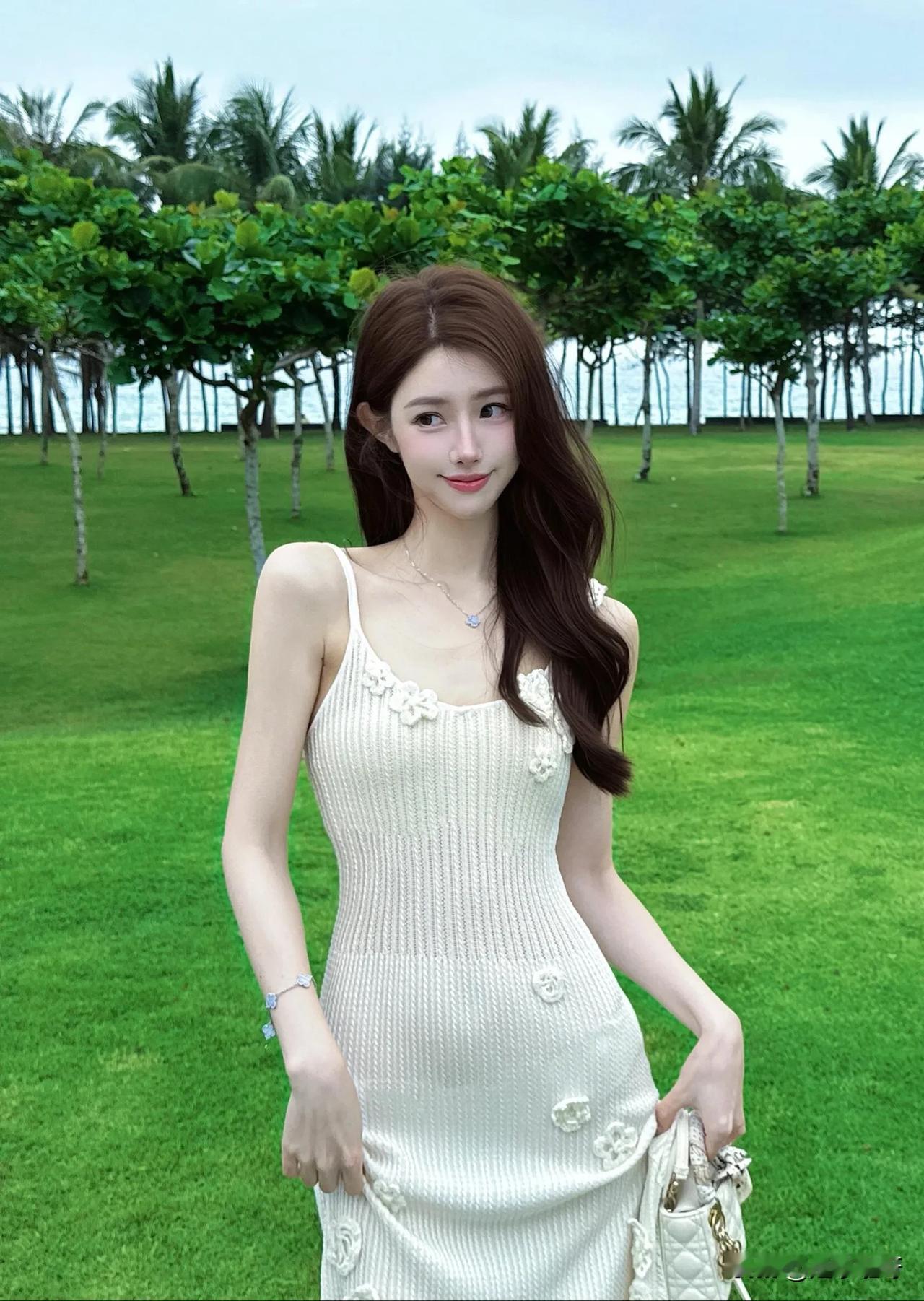 窈窕淑女的白色长裙👗温婉娴淑淑女风 萌萌小淑女 窕窕淑女
