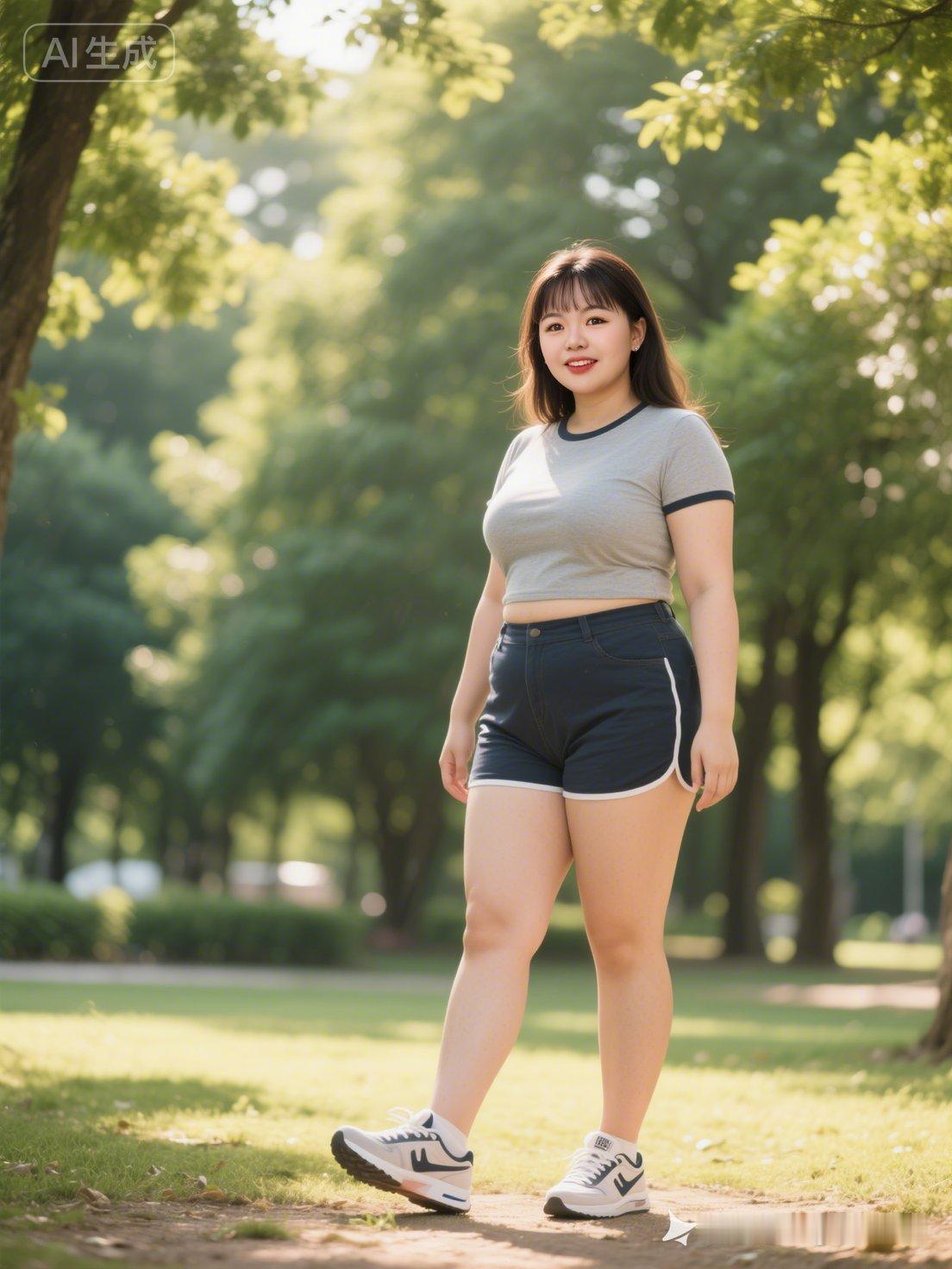 绿树阴中见，笑语盈盈处。