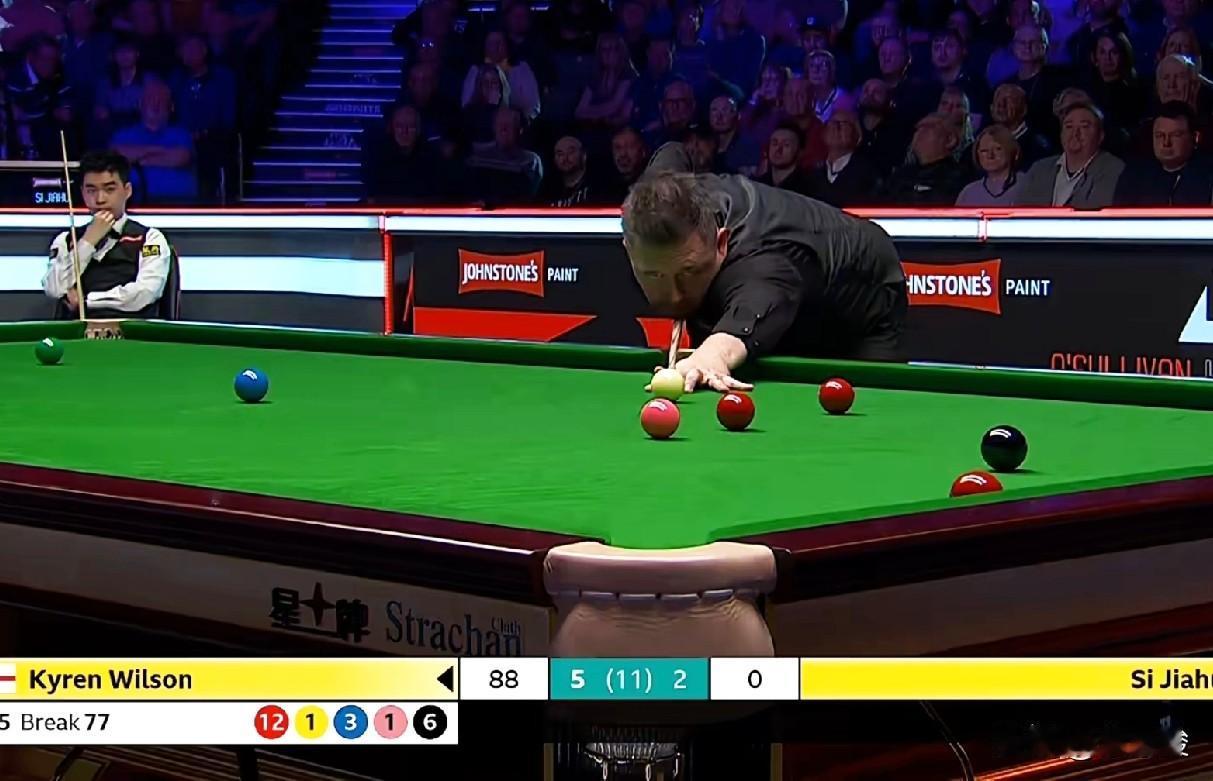 凯伦·威尔逊6-2大胜斯佳辉，晋级大师赛8强，又一个6-2的比赛。斯佳辉实力不够