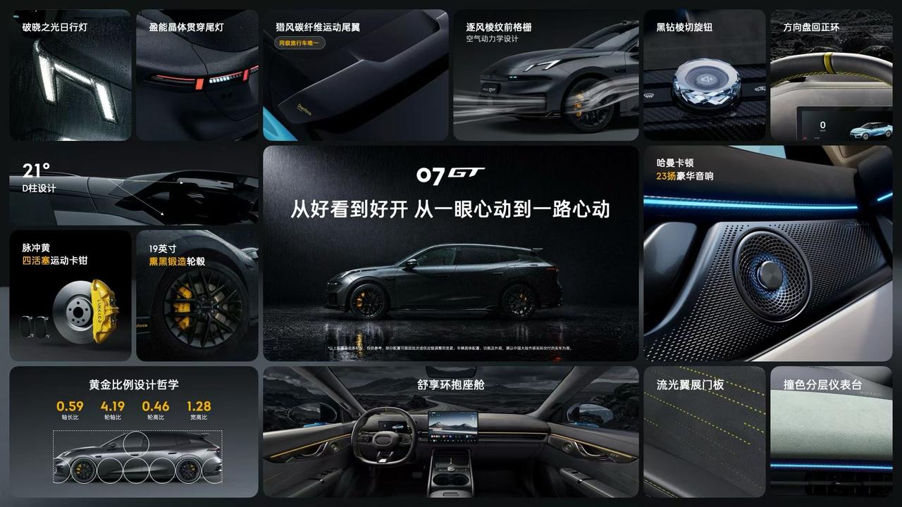 领克 07GT 正式发布，预售价格如下：
200 超长续航 Max｜165800