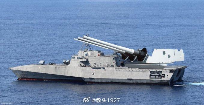 炮击海岸线的密苏里号，又何尝不是濒海战斗舰呢 