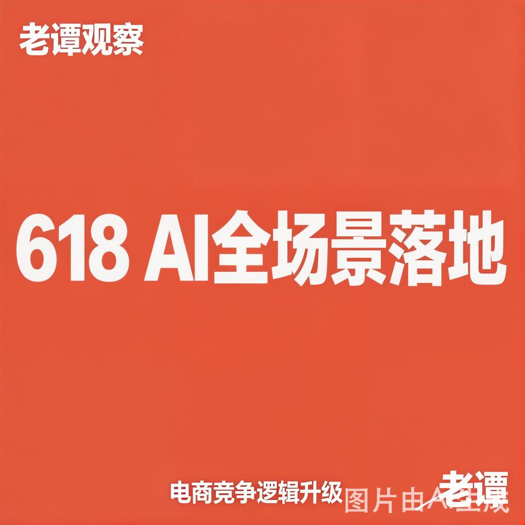618AI全场景落地：电商竞争逻辑变了


2026年618，最该关注的不是成交