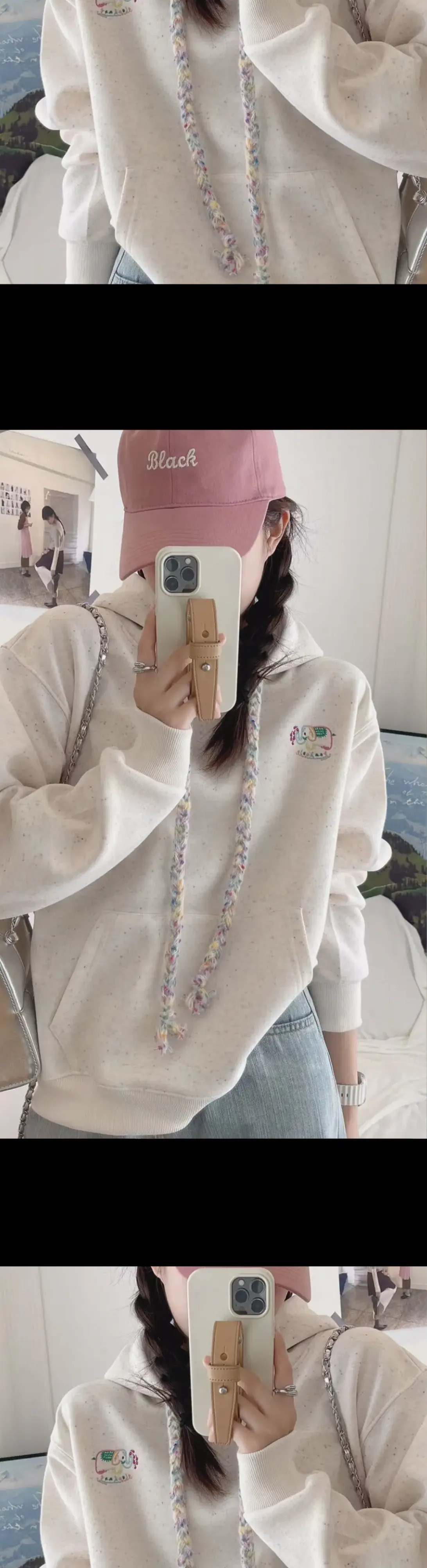 韩版连帽卫衣太好看了~