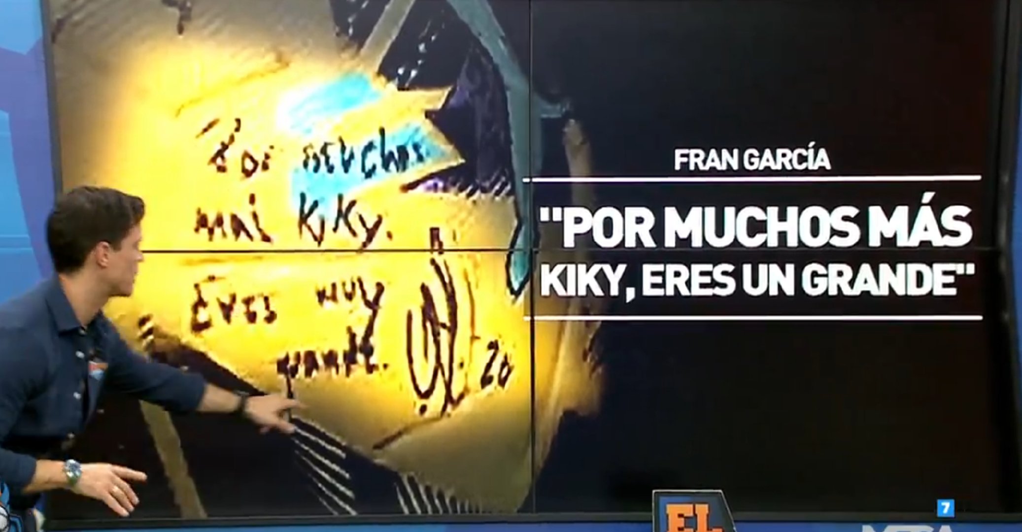 Edu Aguirre 在西班牙六台中分析了姆巴佩的帽子戏法球上，队友们都写了什