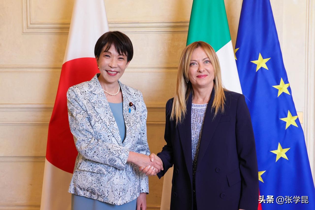 日本首相高市早苗15日发文说：“今天，我与意大利总理乔治亚·梅洛尼举行了日意首脑