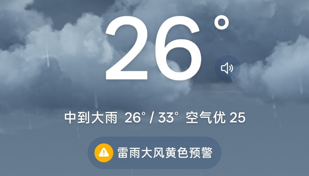 天气预报最权威的一次（半落汤鸡版/护花使者版/有带雨伞雨衣版） 