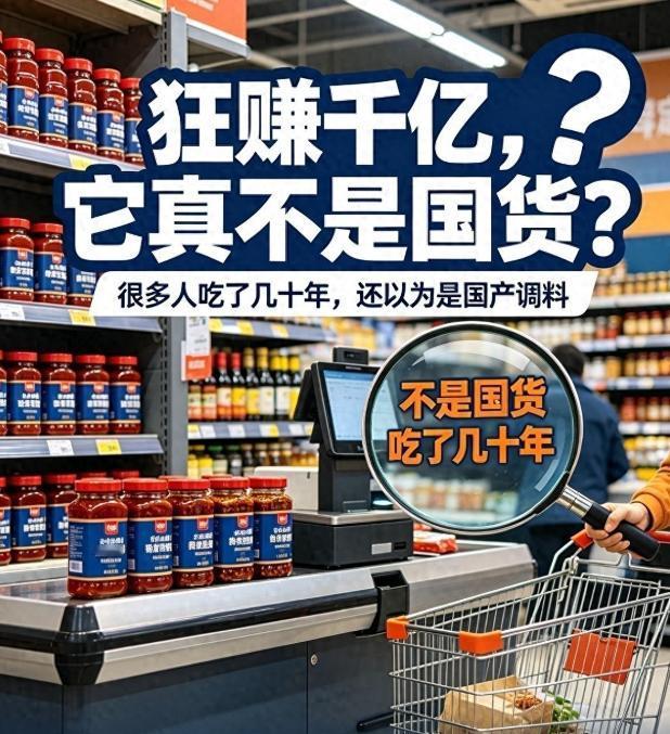 你家厨房那瓶"老国货"，其实是个美国公司！
很多人厨房里那瓶红盖调料，
名字土得