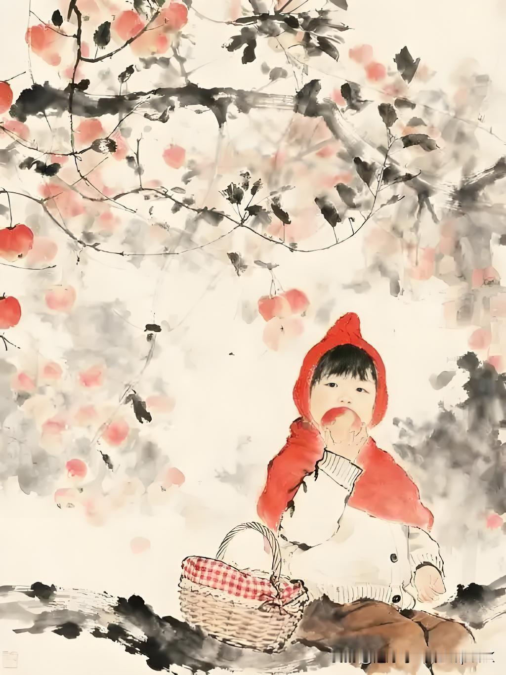 《田家乐》
——明·杨基
桃花满村春事阑，
桑树叶底蚕眠熟。
老翁醉卧松根石，