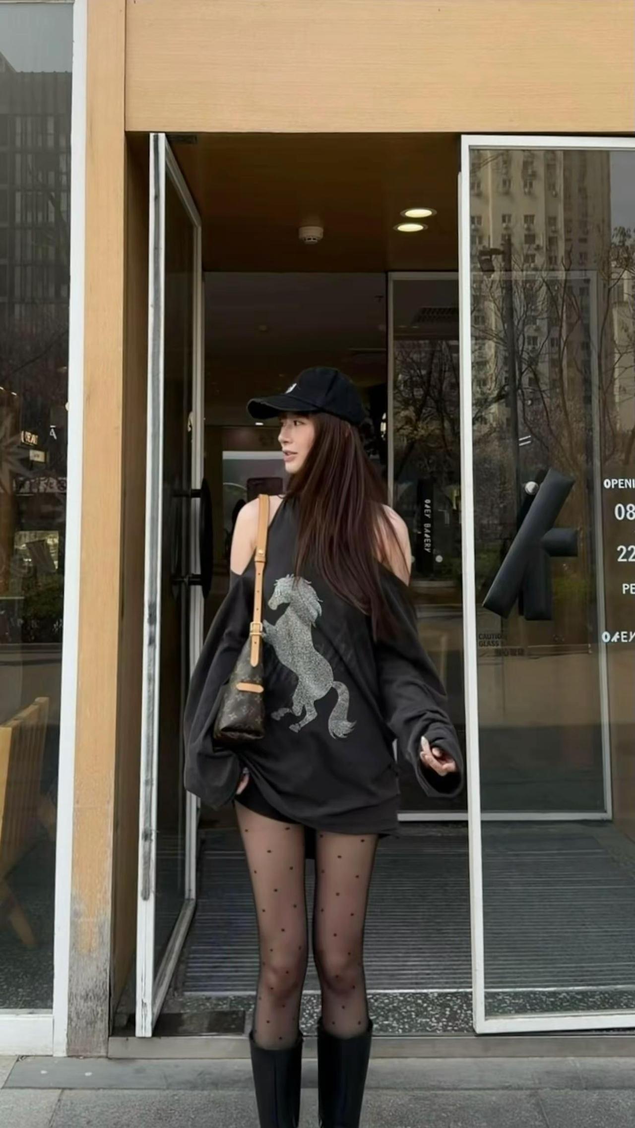 🖤 春天的味道 高妹穿搭