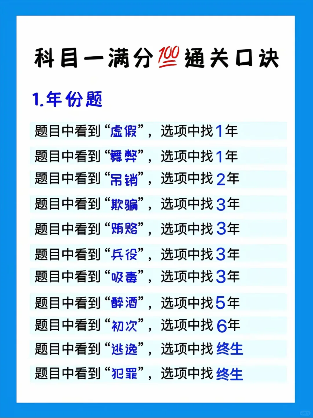 科目一通关秘诀‼️