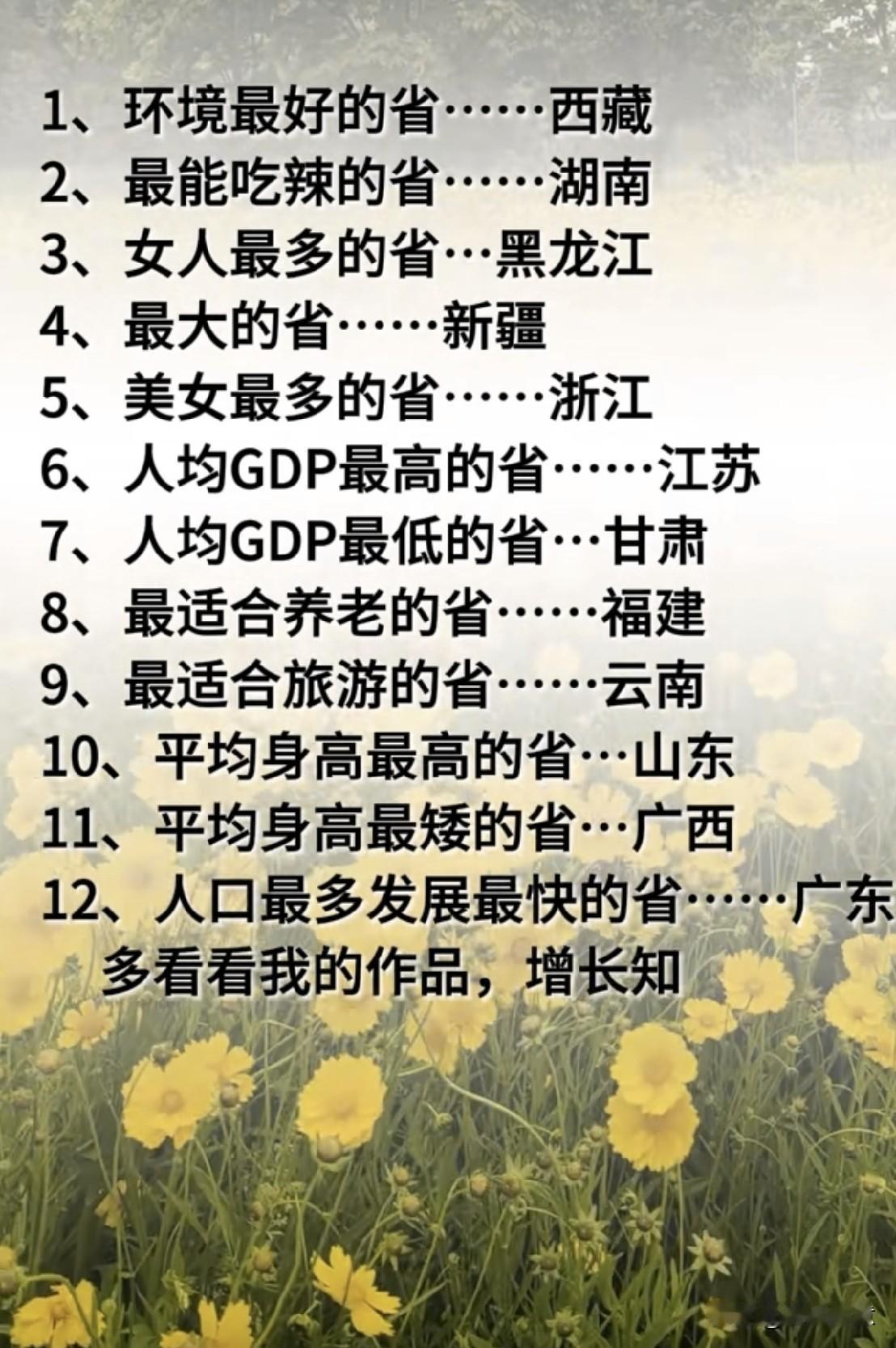 🌟99%都不知道的各省特色大盘点🌟
