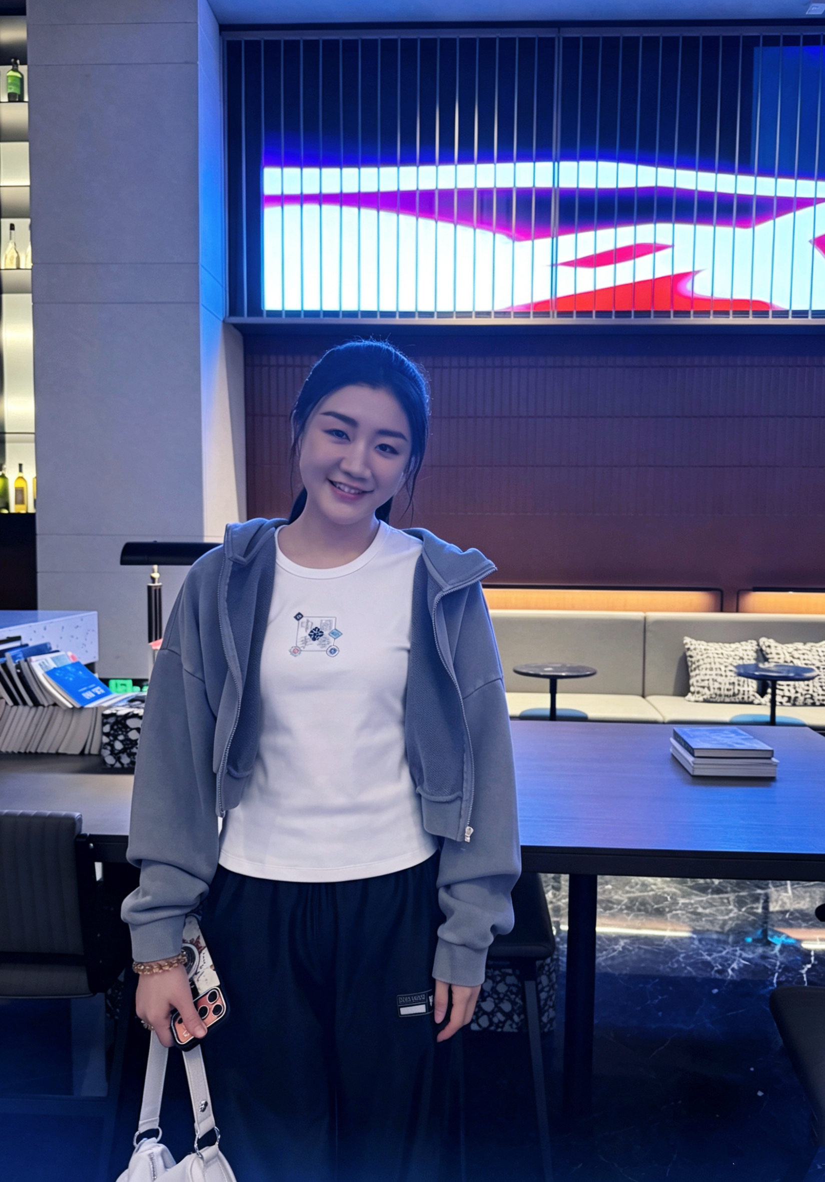 陈梦 漂亮姐姐 喜欢什么颜色的麻袋啊山东乒超文旅嘉年华陈梦山东已经全民皆乒了